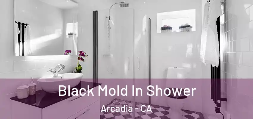  Black Mold In Shower Arcadia - CA