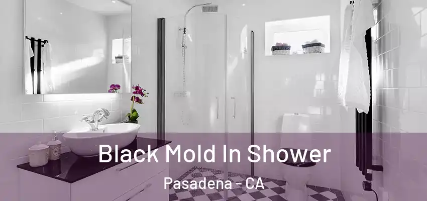  Black Mold In Shower Pasadena - CA